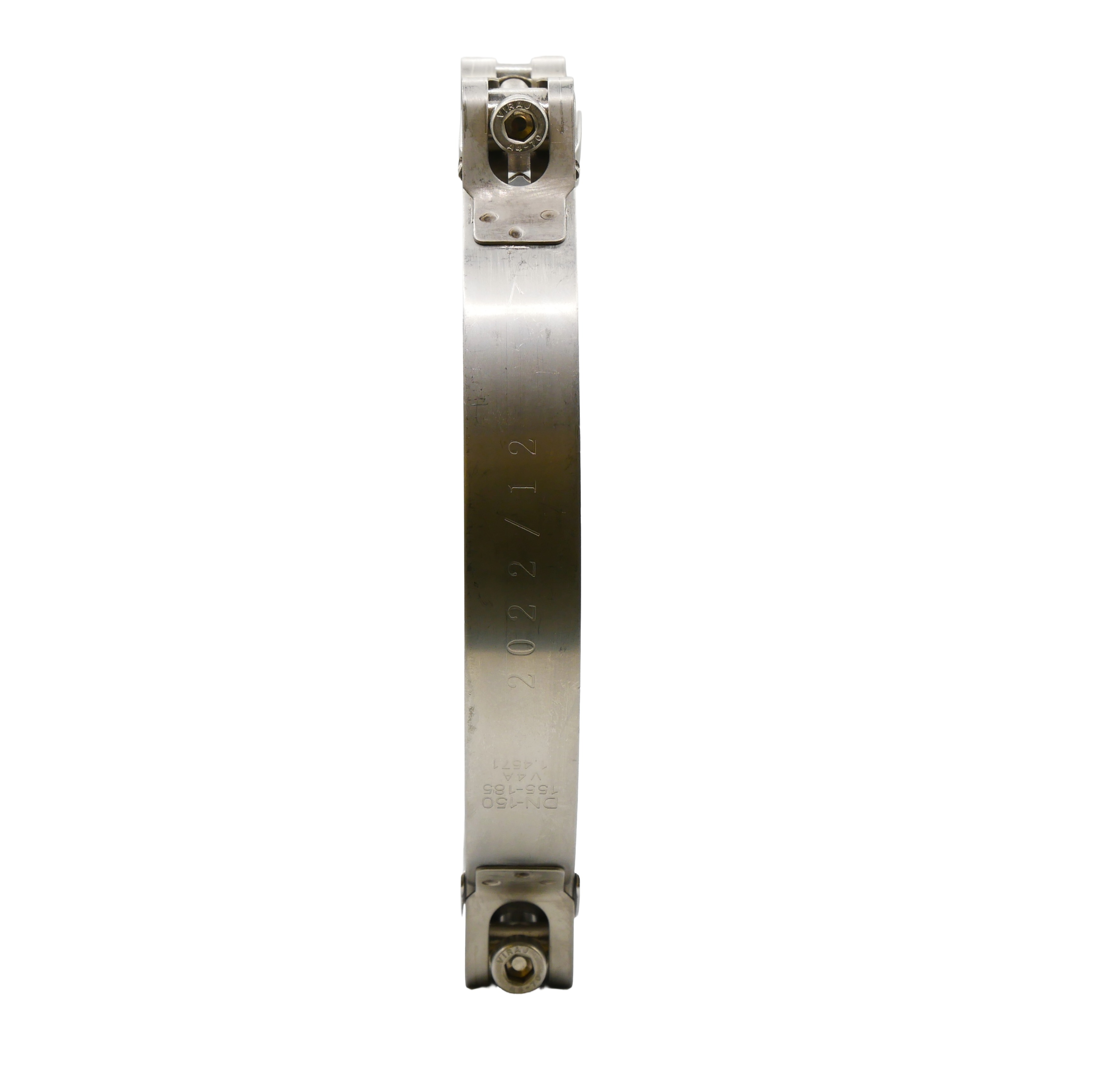 Spannschelle 155–185 mm | Profi | Edelstahl | 1.4571 | W5 | Schlauchschelle